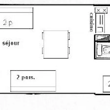 Résidence Le Squaw Valley - Pour 4 Personnes 544 Appartement *